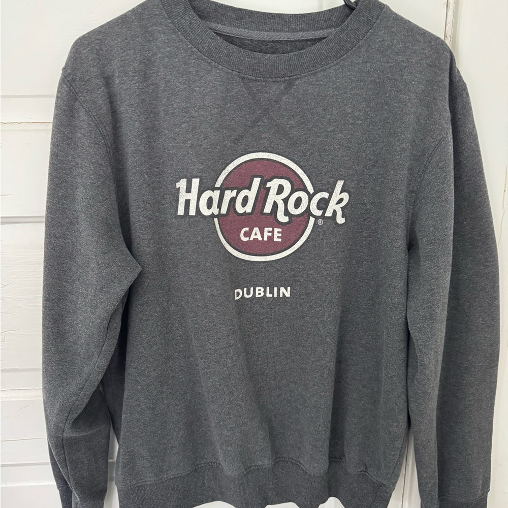 Hard Rock Cafe Dublin Charcoal Crewneck Sweater